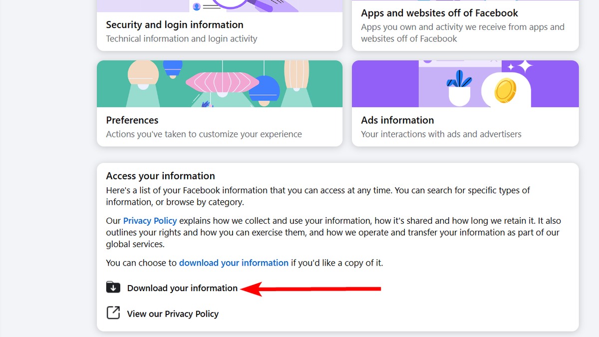 Facebook data 5