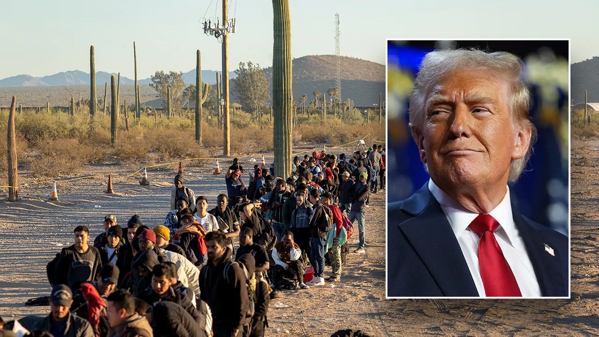 Trump border Inset