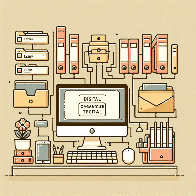 técnicas de organização digital minimalista