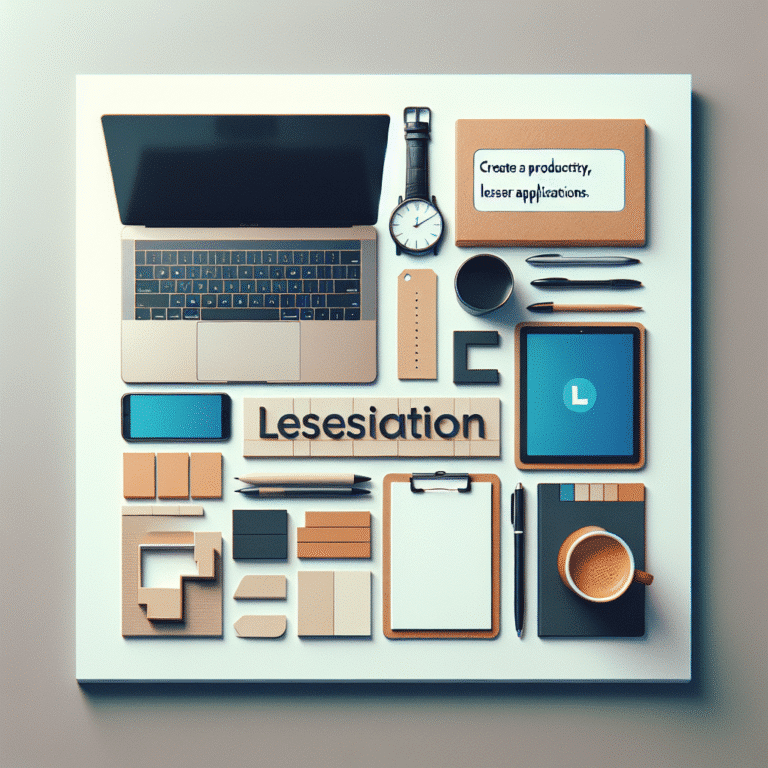 produtividade com menos aplicativos