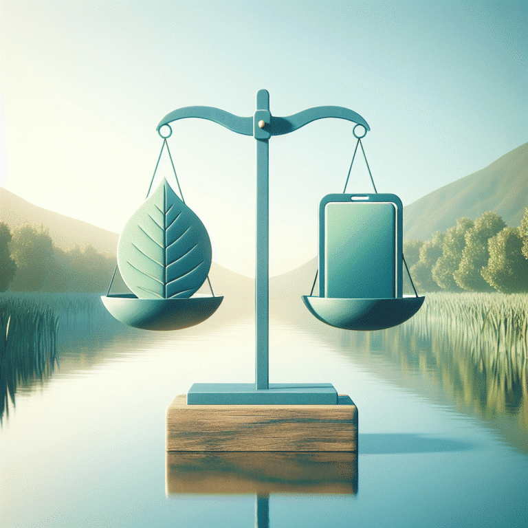 como criar hábitos digitais minimalistas para uma vida equilibrada