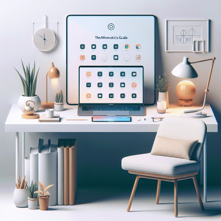 Produtividade com Menos Aplicativos: O Guia do Minimalista