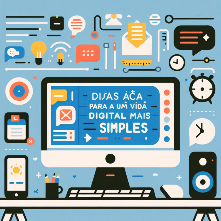dicas práticas para uma vida digital mais simples