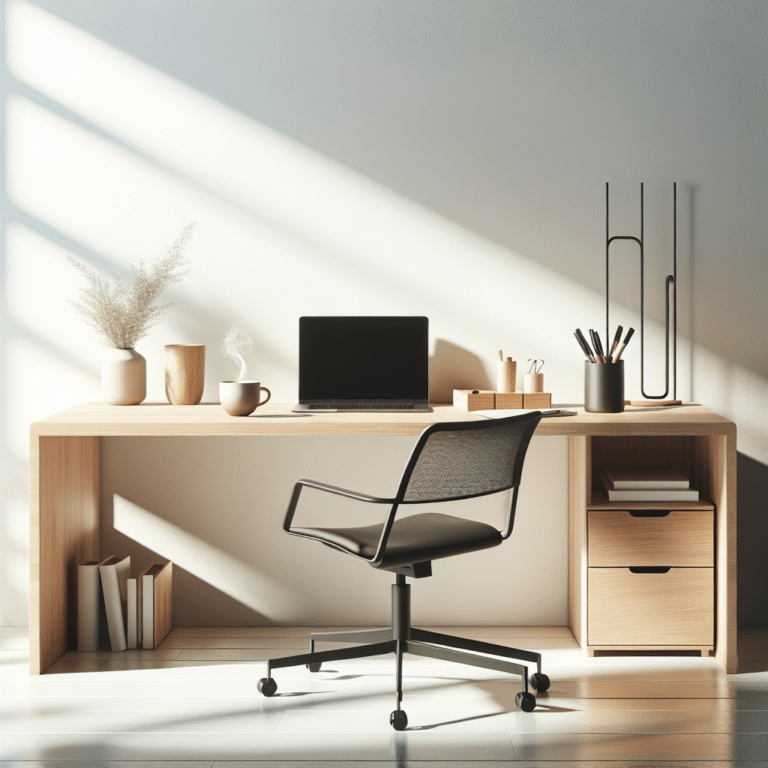 como criar um home office minimalista e produtivo