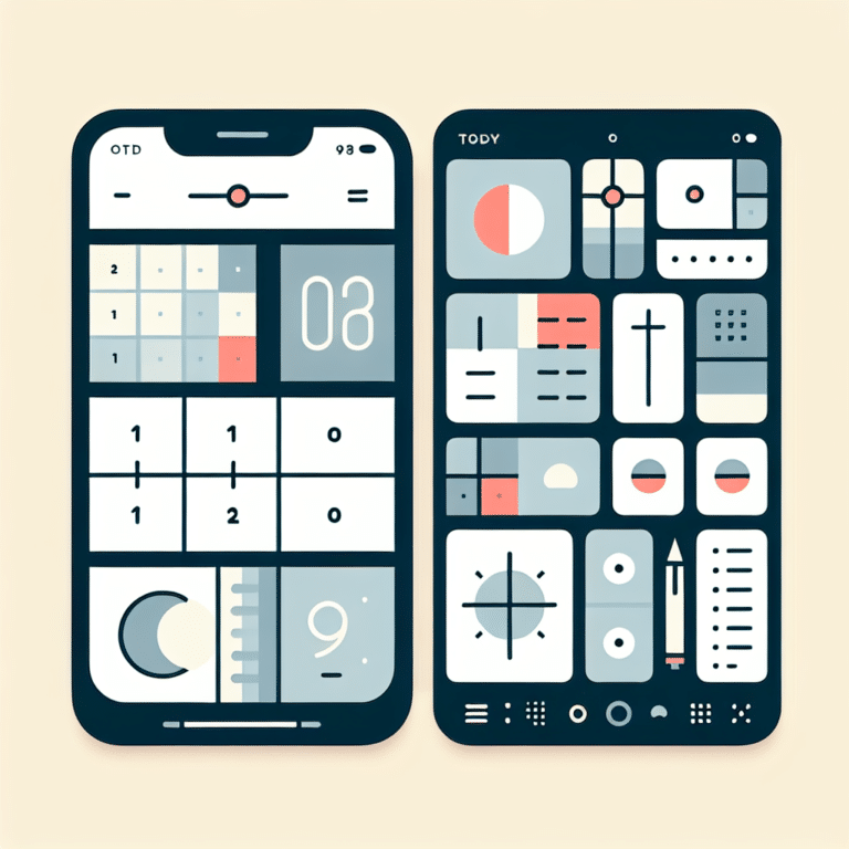 apps de calendário minimalistas